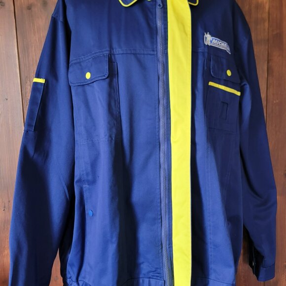 Big & Tall Men Work Top Utility Jacket 5L Approx. US 4XL Heavy Michelin Mr. Bib - Picture 3 of 12